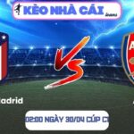 Soi kèo Atlético de Madrid vs Arsenal (02:00 ngày 30/04, Cúp C1) 9 Atlético de Madrid vs Arsenal